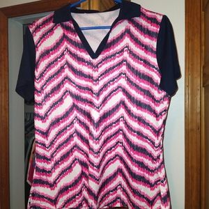 Dry fit women's golf polo